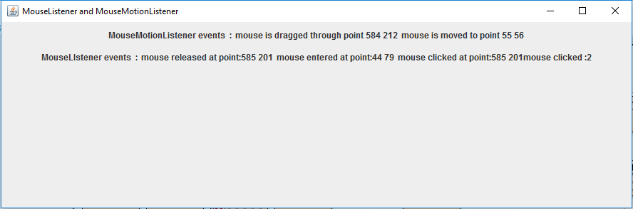 and MouseMotionListener in Java - GeeksforGeeks
