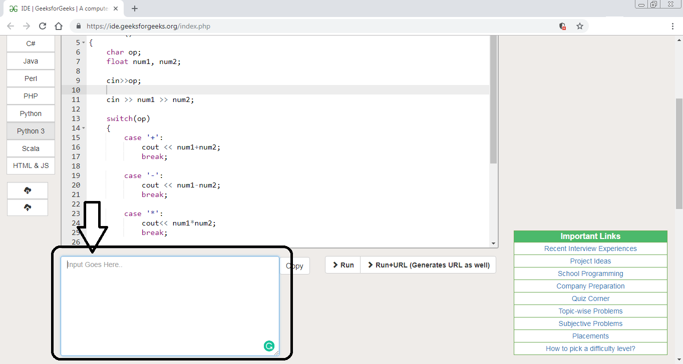 how to make a computer program that does math