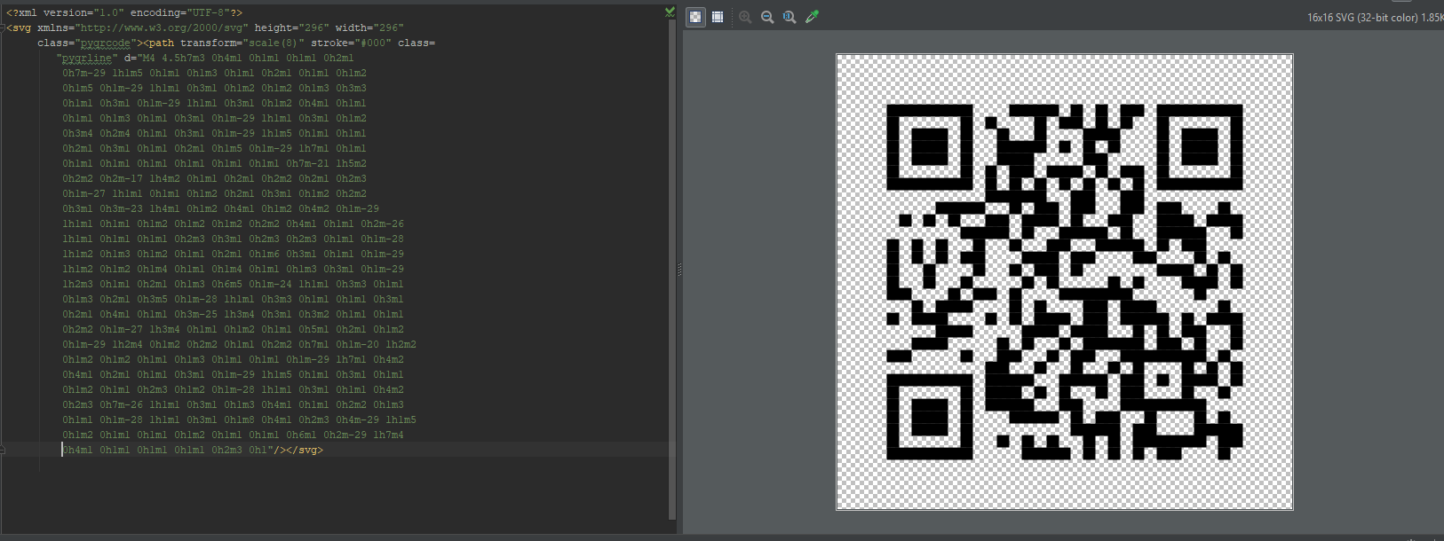 Как генерировать qr коды python