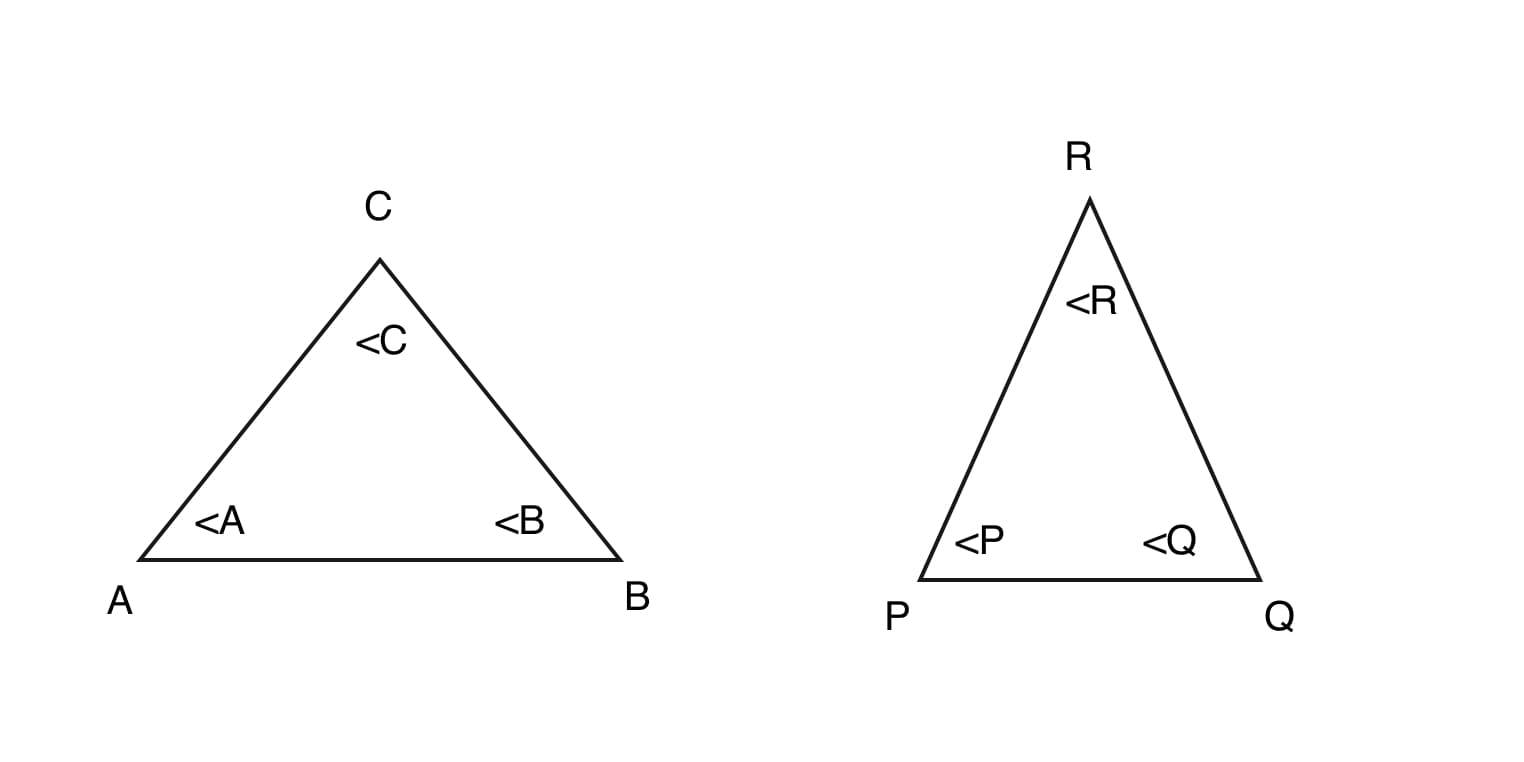 Program to check similarity of given two triangles - GeeksforGeeks